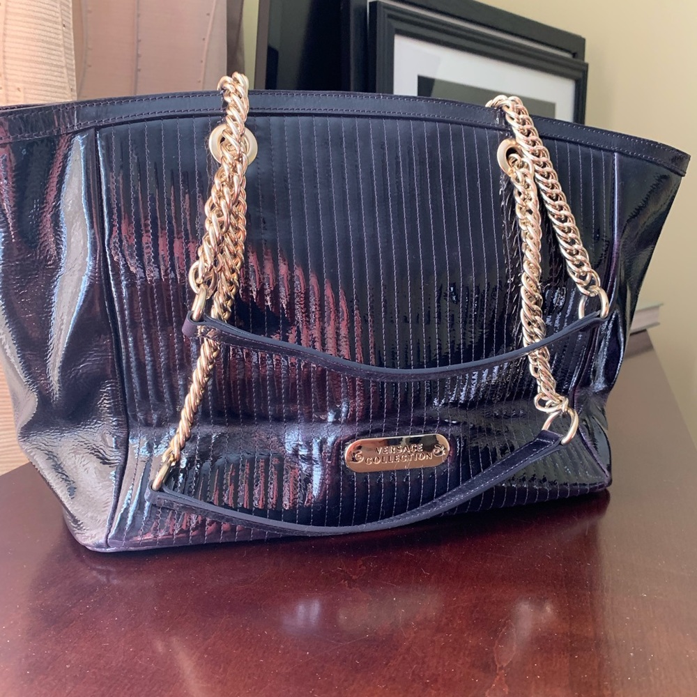Versace Collection Authentic Leather Tote